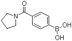 structure of CAS# 389621-81-2, 4-(Pyrrolidine-1-carbonyl)phenylboronic acid