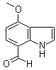 CAS # 389628-49-3, 4-Methoxy-1H-indole-7-carboxaldehyde