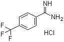 structure of CAS# 38980-96-0, 4-(Trifluoromethyl)benzamidine hydrochloride