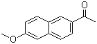 structure of CAS# 3900-45-6, 2-Acetyl-6-methoxynaphthalene