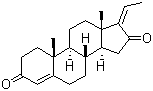 structure of CAS# 39025-24-6, (17E)-Pregna-4,17(20)-diene-3,16-dione