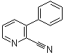 structure of CAS# 39065-43-5, 3-Phenyl-2-pyridinecarbonitrile