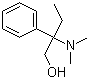 structure of CAS# 39068-94-5, 2-二甲基氨基-2-苯基丁-1-醇