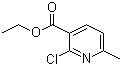 CAS # 39073-14-8, Ethyl 2-chloro-6-methylnicotinate, 2-Chloro-6-methyl-3-pyridinecarboxylic acid ethyl ester