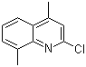 structure of CAS# 3913-17-5, 2-氯-4,8-二甲基喹啉