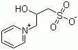 structure of CAS# 3918-73-8, 1-(2-Hydroxy-3-sulfopropyl)-pyridinium betane