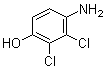 CAS # 39183-17-0, 4-Amino-2,3-dichlorophenol, 2,3-Dichloro-4-aminophenol, 2,3-Dichloro-4-hydroxyaniline
