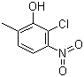 structure of CAS# 39183-20-5, 6-Chloro-5-nitro-o-cresol