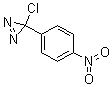 structure of CAS# 39184-67-3, 3-Chloro-3-(4-nitrophenyl)-3H-diazirine
