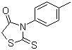 structure of CAS# 3919-81-1, 3-(4-甲基苯基)-2-硫酮-1,3-噻唑啉-4-酮
