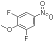structure of CAS# 392-25-6, 2,6-Difluoro-4-nitroanisole