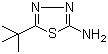 structure of CAS# 39222-73-6, 2-Amino-5-tert-butyl-1,3,4-thiadiazole