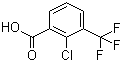 structure of CAS# 39226-97-6, 2-氯-3-(三氟甲基)苯甲酸