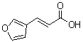structure of CAS# 39244-10-5, 3-(3-呋喃基)-2-丙烯酸