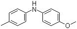 structure of CAS# 39253-43-5, N-(4-Methoxyphenyl)-4-methylbenzenamine