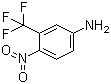 CAS # 393-11-3, 4-Nitro-3-trifluoromethyl aniline, 5-Amino-2-nitrobenzotrifluoride