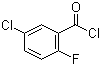 structure of CAS# 394-29-6, 5-Chloro-2-fluorobenzoyl chloride