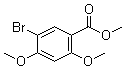 structure of CAS# 39503-51-0, 5-溴-2,4-二甲氧基苯甲酸甲酯