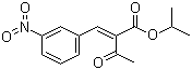 structure of CAS# 39562-25-9, Isopropyl 2-(3-nitrobenzylidene)acetoacetate