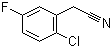 2-氯-5-氟苯乙腈分子结构 (CAS 395675-23-7)