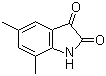 structure of CAS# 39603-24-2, 5,7-Dimethyl-1H-indole-2,3-dione