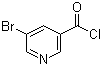 structure of CAS# 39620-02-5, 5-溴烟酰氯