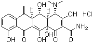 structure of CAS# 3963-95-9, Metacycline hydrochloride