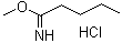 CAS # 39739-46-3, Methyl valerimidate hydrochloride, Pentanimidic acid methyl ester hydrochloride