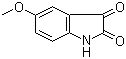 structure of CAS# 39755-95-8, 5-甲氧基靛红