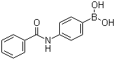 structure of CAS# 397843-80-0, 4-(苯甲酰氨基)苯硼酸