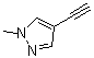 structure of CAS# 39806-89-8, 4-乙炔基-1-甲基吡唑