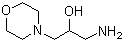 structure of CAS# 39849-45-1, 1-氨基-3-吗啉基-2-丙醇