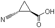 structure of CAS# 39891-82-2, 反式-2-氰基环丙烷羧酸