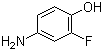 structure of CAS# 399-96-2, 4-Amino-2-fluorophenol