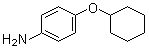 structure of CAS# 39905-48-1, 4-(Cyclohexyloxy)benzenamine