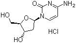 structure of CAS# 3992-42-5, 2'-脱氧胞苷盐酸盐