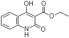 structure of CAS# 40059-53-8, 1,2-二氢-4-羟基-2-氧代-3-喹啉甲酸乙酯