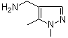 structure of CAS# 400756-31-2, 1,5-二甲基-1H-吡唑-4-甲胺