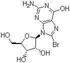 structure of CAS# 4016-63-1, 8-溴鸟苷