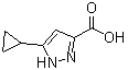 structure of CAS# 401629-04-7, 5-环丙基-1H-吡唑-3-羧酸
