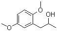 CAS # 40180-96-9, 2,5-Dimethoxy-alpha-methylbenzeneethanol, NSC 108871