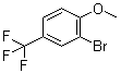 structure of CAS# 402-10-8, 2-溴-4-(三氟甲基)苯甲醚