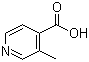 structure of CAS# 4021-12-9, 3-Methyl-4-pyridinecarboxylic acid