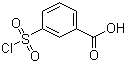 structure of CAS# 4025-64-3, 3-(Chlorosulfonyl)benzoic acid