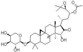 CAS # 402513-88-6, (3beta,15alpha,23R,24S)-23-(Acetyloxy)-3-(alpha-L-arabinopyranosyloxy)-24,25-epoxy-15-hydroxy-9,19-cyclolanostan-16-one