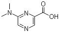 structure of CAS# 40262-53-1, 6-(二甲基氨基)吡嗪羧酸