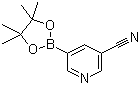structure of CAS# 402718-29-0, 3-氰基吡啶-5-硼酸频哪醇酯