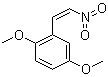 structure of CAS# 40276-11-7, 1,4-Dimethoxy-2-(2-nitroethenyl)benzene
