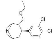 CAS # 402856-42-2, Tesofensine, (2R,3S)-3-(3,4-Dichlorophenyl)-2-(ethoxymethyl)-8-methyl-8-azabicyclo[3.2.1]octane