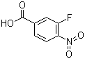 structure of CAS# 403-21-4, 3-氟-4-硝基苯甲酸